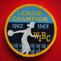 WIBC League Champion 1962 1963 Vintage Patch Women&#39;s Bowling 60s - $12.99