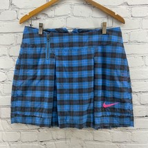 Nike Golf Dri-Fit Mini Skirt Blue Plaid Sz 8  - £12.38 GBP