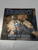 Descent Journeys In The Dark Second Edition Manor Of Ravens Rulebook - £17.08 GBP