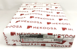 Nekoosa 17392 Fast Pack Carbonless 3-Part Paper 8.5 x 11 Pink/Canary/White (500) - $12.00