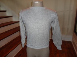 Vintage 70&#39;s Gray Fits  Women M Thermal Lined  Sweatshirt - 3&quot; Cuffs  Us... - $49.45