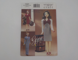 VOGUE CRAFT PATTERN #7327 GENE CIRCA 1945 FOR DAY OR NIGHT 3 DRESSES UNC... - $24.99