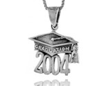 Sterling silver 2004 graduation hat   mortarboard   pendant 34 in thumb155 crop