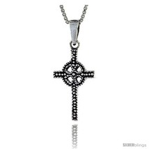 Sterling Silver Celtic Cross Pendant, 3/4  - £27.51 GBP