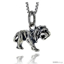 Sterling silver lion pendant 58 in wide thumb200