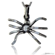 Sterling Silver Spider Pendant, 1 in  - £33.62 GBP
