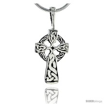 Sterling Silver Celtic Cross Pendant, 1  - £27.51 GBP