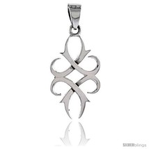 Sterling Silver Celtic Knot Pendant, 1/4 in -Style  - £38.82 GBP
