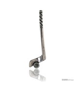 Sterling Silver Hockey Stick Pendant Flawless Quality, 1 3/4 in (45 mm)  - $39.99