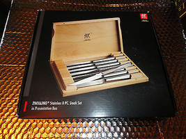 Zwilling® J.A. Henckels 8 Piece Stainless Steel Steak Knife Set Presentation Box - $95.00