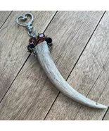 Elegant Silver deer antler part keychain - $35.00