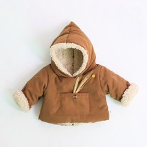 Baby Boy Girl Coats Jackets Hooded Autumn Winter  Children Tops Outfits Warm Kid - £57.81 GBP