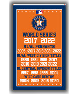 Houston Astros Baseball Team All victories Flag 90x150cm 3x5ft Fan Best ... - €13,07 EUR