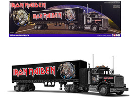 Iron Maiden Transport Truck Black 1/50 Diecast Corgi - £108.89 GBP