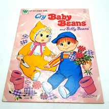 Cry Baby Beans and Biffy Beans Paper Doll w/ Outfits 1973 Whitman UNCUT - £12.75 GBP