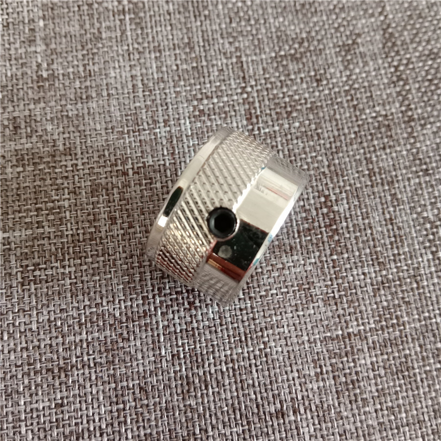 Korean Chrome Electric Guitar/Bass potentiometer volume tone metal knob ... - $8.90+