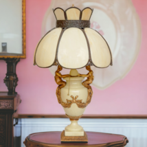 Grand Art Nouveau Prunkleuchte Classique Figurine Amphore Lampe Tiffany - $8,129.88 MXN