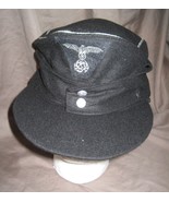German SS Panzer officers Reproduction M43 Cap Trapezoid embroidered Ins... - $102.86 CAD