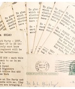 New York Times Square Engineer Party Invitation 1937 Lot Of 11 Postcards... - €51,35 EUR