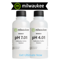 Milwaukee pH 7.01 and pH 4.01 Calibration Solution bundle - $36.99