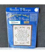 Irish Blessing Linen Embroidery Sampler Kit Needles &#39;N Hoops 15&quot; x 18&quot;-S... - $260.92 MXN