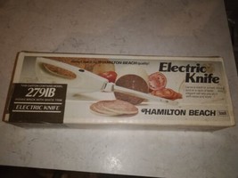 Vintage Minty Hamilton Beach Model 279-IB Electric Knife Indian Brick color - £25.72 GBP