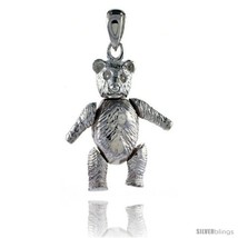 Sterling Silver Medium Movable Teddy Bear  - £61.79 GBP