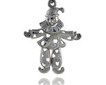 Sterling silver high polished small movable clown pendant style p3133 thumb155 crop