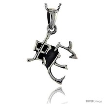 Sterling Silver Chinese Character for the Year of the SNAKE Horoscope Ch... - $59.02