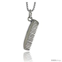 Sterling Silver Hair Comb Pendant, 3/4 in  - $33.40