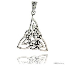 Sterling Silver Celtic Knot Trinity Pendant, 1  - £33.33 GBP