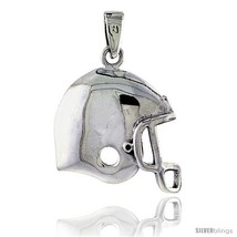 Sterling Silver Football Helmet Pendant, 7/8 in  - $58.91