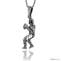 Sterling Silver Football Player Pendant, 1 3/8 in  - $36.46