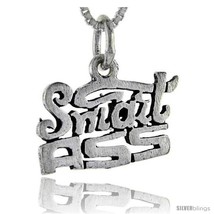 Sterling Silver Smart Ass Talking Pendant, 1 in  - £33.72 GBP