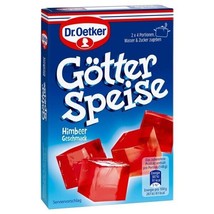 Dr.Oetker Gotter Speise JELLO : RASPBERRY -Made in Germany-  FREE SHIPPING - £5.54 GBP