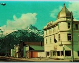 Dorato North Hotel Skagway Alaska Ak Unp Non Usato Cromo Cartolina I12 - $5.07