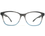 Norman Childs Eyeglasses Frames LOLA MSKB Gray Horn Clear Blue Square 50... - $55.97