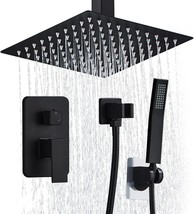 12 Inch Shower Faucet Set Ceiling Mount, High Pressure Rainfall Shower S... - £102.53 GBP