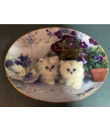 True Blue Friends Kitten Collector Plate-Nancy Matthews, Franklin MInt - $6.00