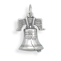 Sterling Silver Liberty Bell Charm - $24.99