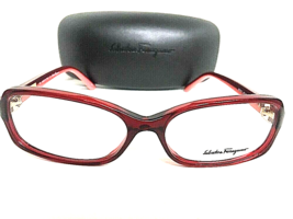 New Salvatore Ferragamo SF 2613 613 55mm Burgundy Women&#39;s Eyeglasses Italy - £139.85 GBP