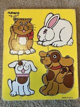 Wooden Puzzle Playskool My Pets - £5.55 GBP