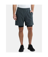 Athletic Works Men&#39;s 2 In 1 Gym Shorts W Liner X-LARGE (40-42) Greystone... - $31.60 CAD