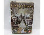 Sid Meiers Civilization IV PC CD-ROM Game 2K Games *NO MANUAL* - $9.79