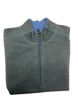 Tommy Bahama Flipshore Half-Zip Reversible Sweatshirt, Green, Medium - $69.29