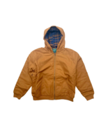 Woolrich Green Label Mens Brown Canvas Hooded Flannel Lined Work Outdoor... - €43,17 EUR