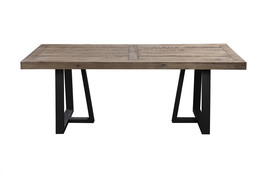 Clara Rectangular Dining Table, Natural/Black - $898.00