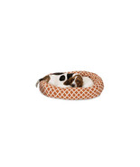 MajesticPet 32 in. Bamboo Sherpa Donut Pet Bed Burnt Orange - $1,726.58 MXN