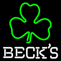 Becks Green Clover Neon Beer Sign - £558.74 GBP