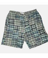 J.Crew Patchwork Shorts 100% Cotton Mens 36 9.5&quot; Inseam Casual Preppy - $34.19 CAD